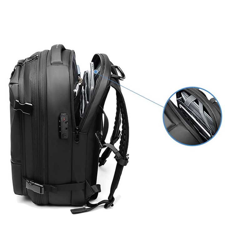Backpack Vacuum – 60L Waterproof Anti-Theft Travel Bag