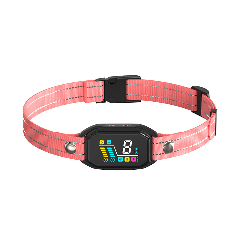 Rechargeable Anti Barking Dog Collar，Smart Collar with Bark Frequency 