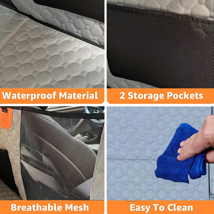 Premium Hard Bottom Dog Car Seat Cover