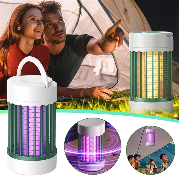 Rechargeable Outdoor & Indoor Waterproof Bug & Mosquito Zapper Lamp