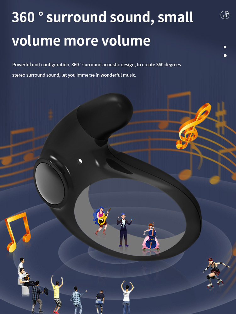 Invisible Wireless Sleep Earphone With Ipx5 Waterproofing