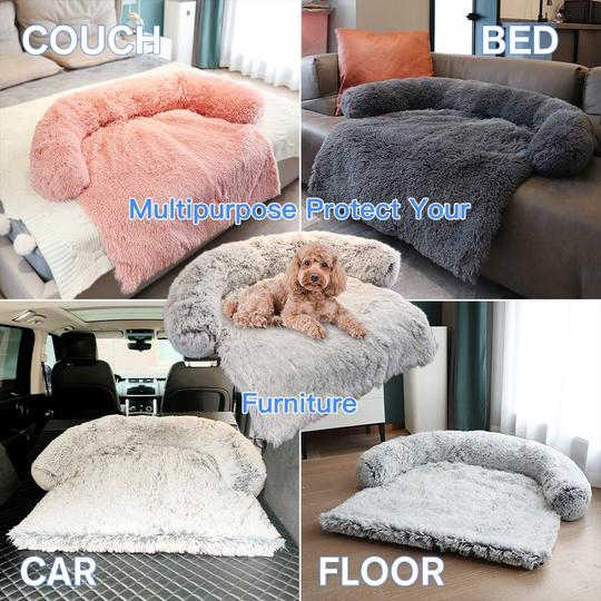 Calming Sofa Dog Bed| Anti-Anxiety Dog Sofa Bed| Couch&Furniture Protector
