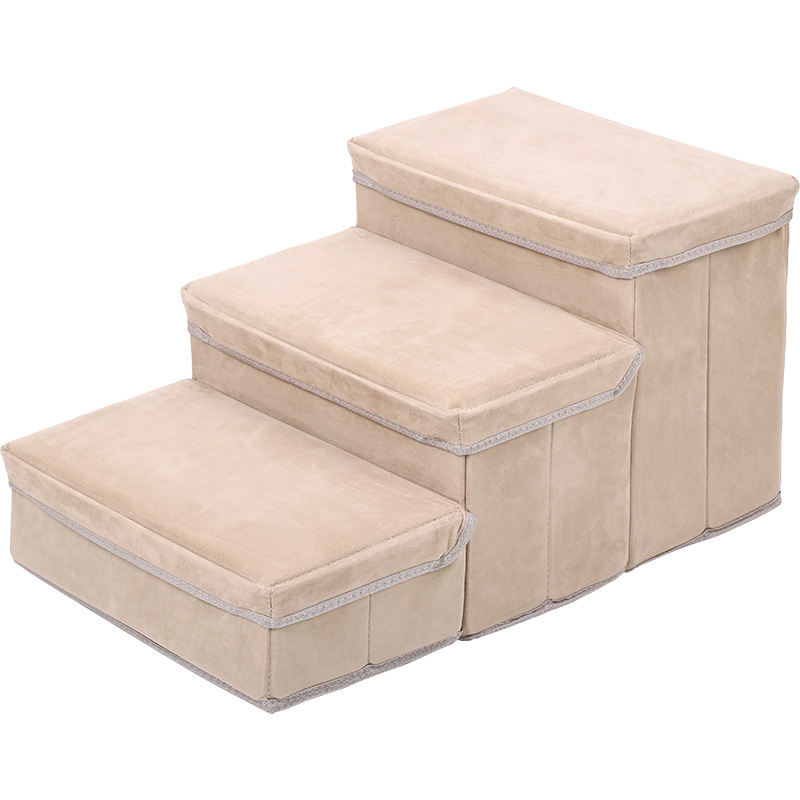 Premium Pet Fortable Steps with Storage and Lounge