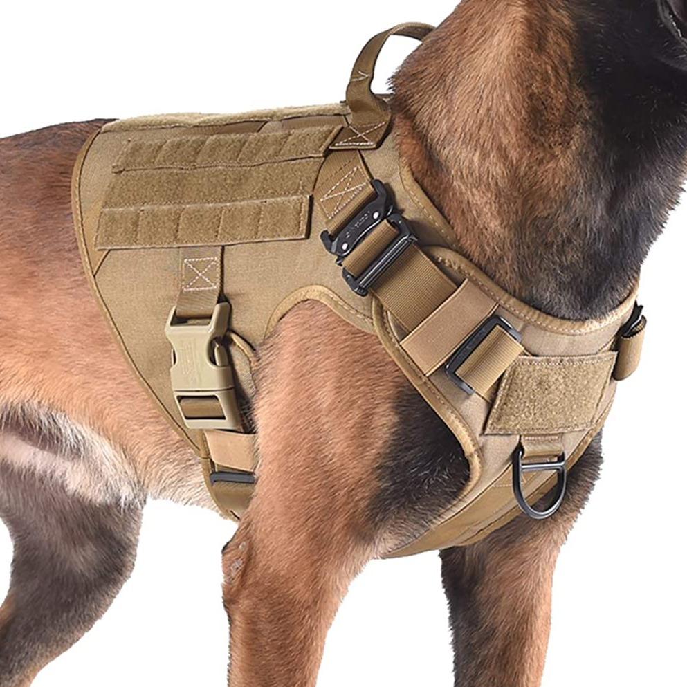Military No-Pull Tactical Dog Harness Vest