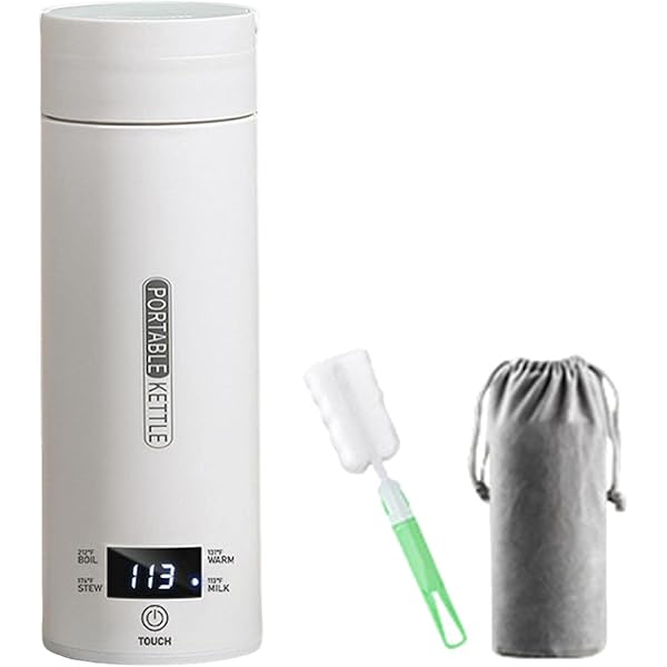 316 Stainless Steel Portable Electric Kettle Hot Water Kettle Adjustable Temps LED Display