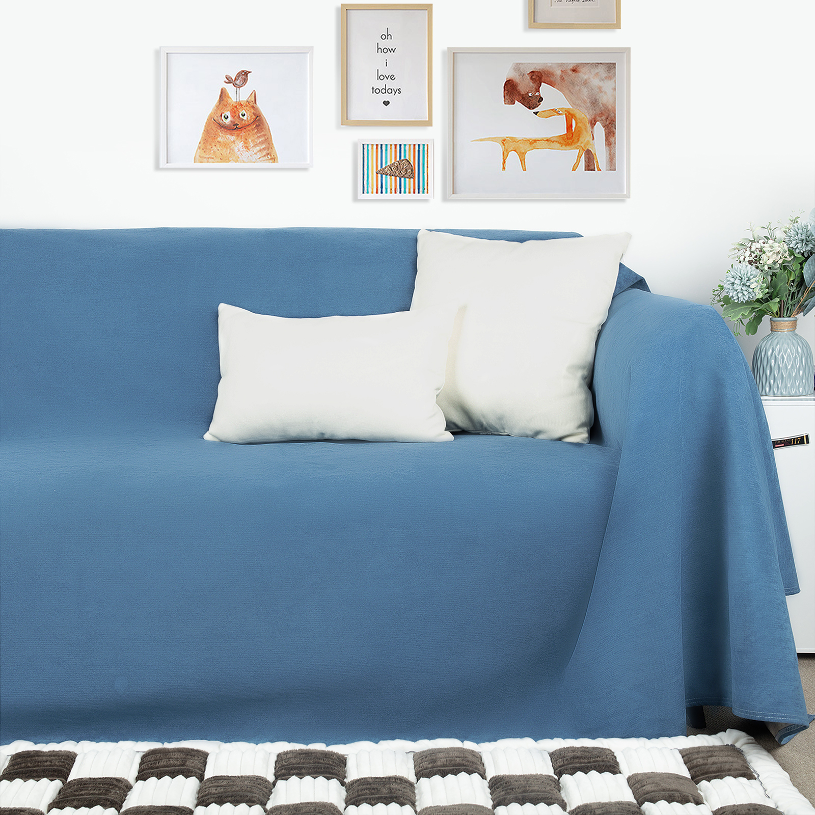 Waterproof Sofa Covers for Dogs Cats Home Pet Couch Protector, Blanket Couch Cover