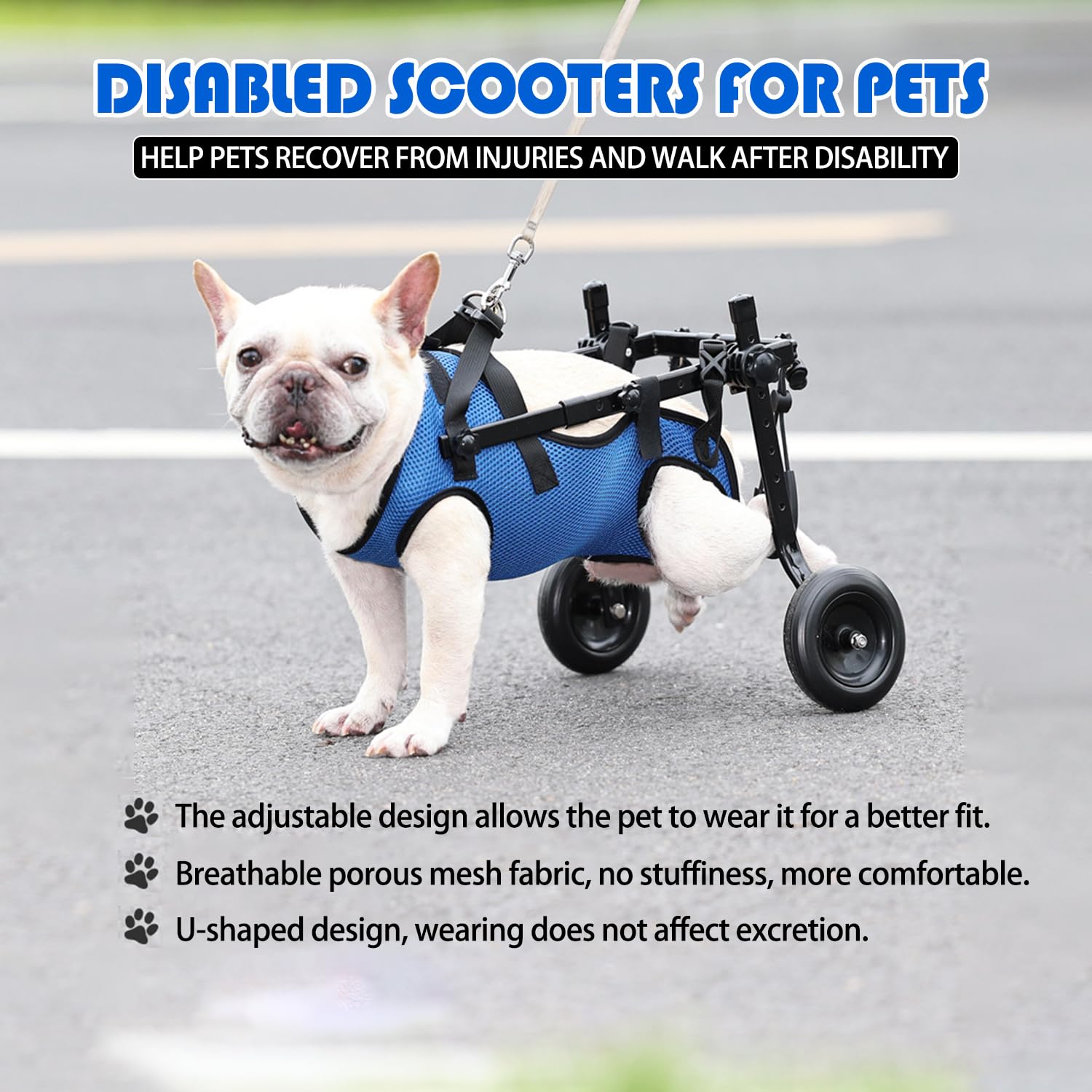 Rehab OS cHind Leg Mobility Assistance for Small and Middle dogs
