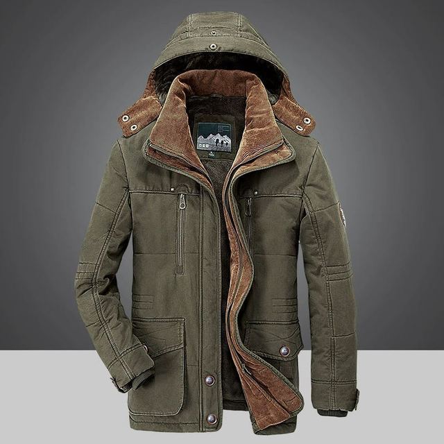 Winter King Down Jacket - Men's Warm Hooded Coat Stylish Outerwear