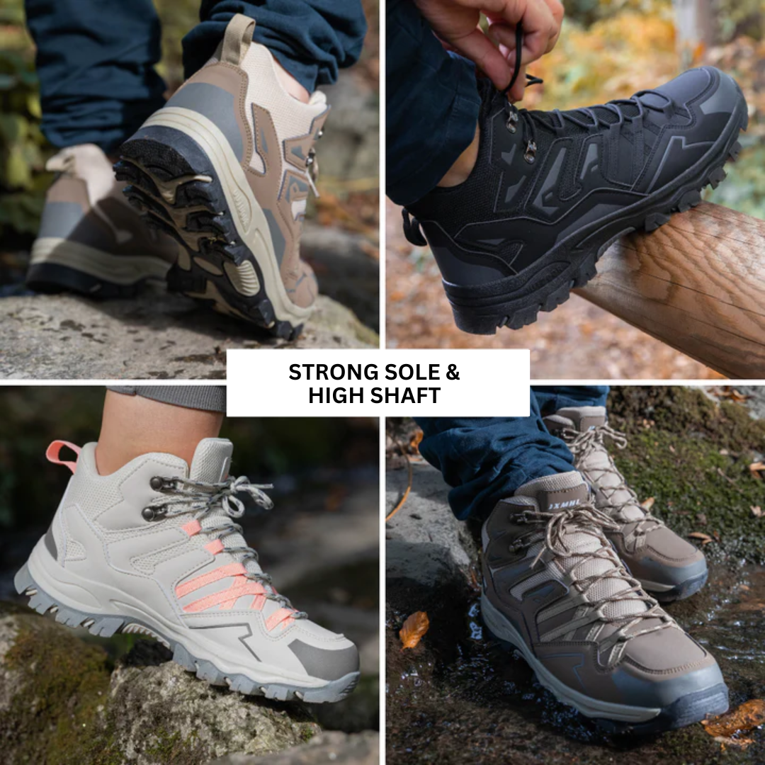 Lightweight Orthopedic Outdoor & Hiking Boots with Cushioned Soles