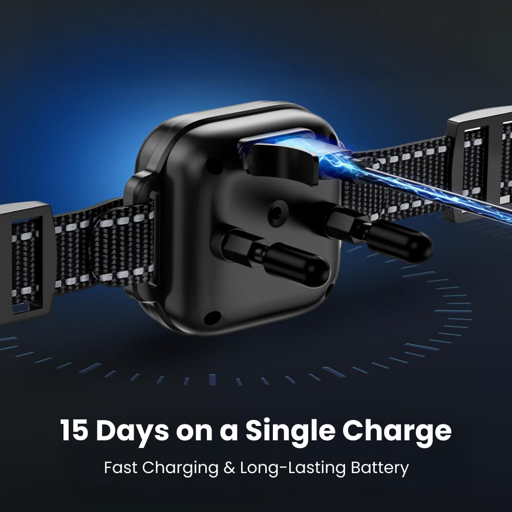 Smart Anti-Bark Dog Collar – Humane Training, Adjustable Fit, Suitable for Large & Small Dogs