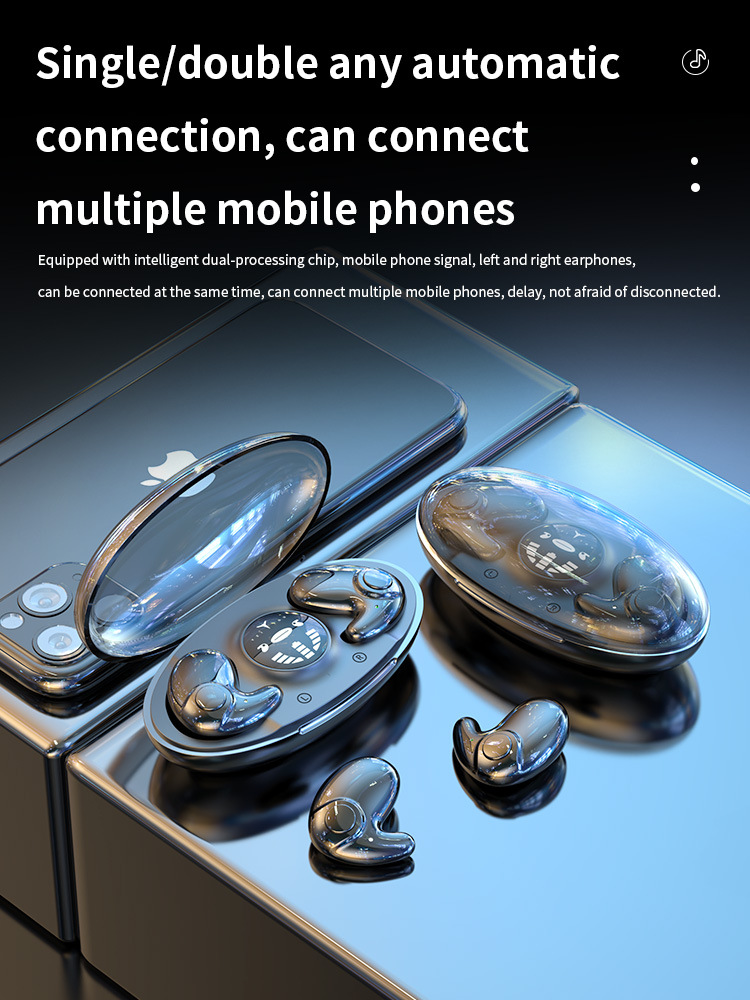 Invisible Wireless Sleep Earphone With Ipx5 Waterproofing