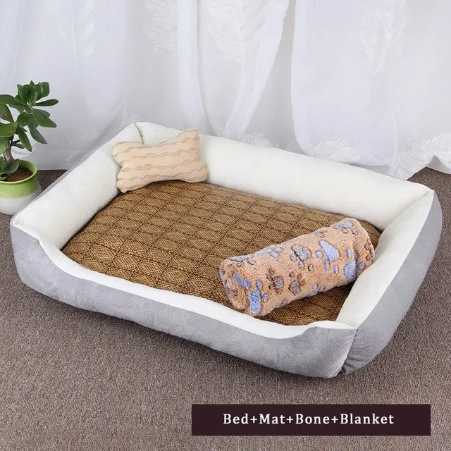 Bone Pet Bed for Small to Large Pets