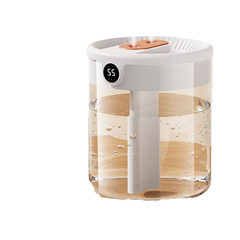 2L Dual Spray Humidifier Home Office Desktop Large Capacity Digital Display Bedroom Air Spray Aromatherapy Atmosphere Light