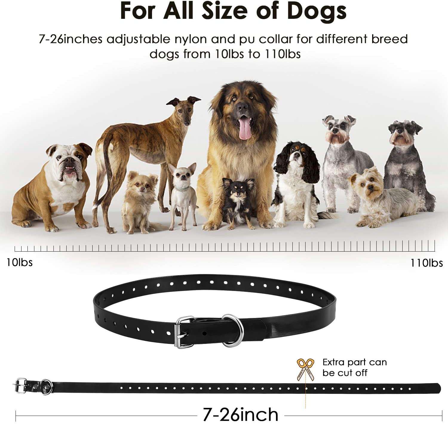 Collar- Dog Remote Training Collar - 1-3 dogs
