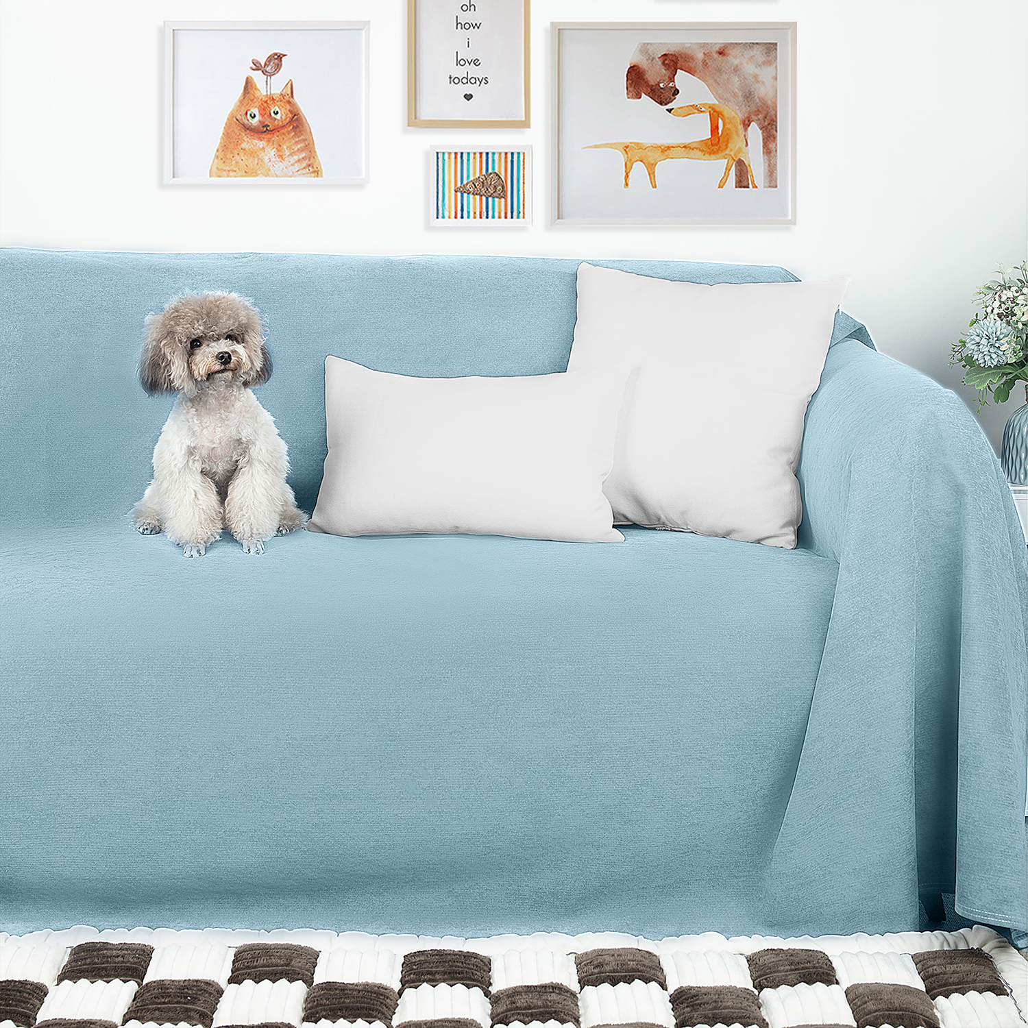 Waterproof Sofa Covers for Dogs Cats Home Pet Couch Protector, Blanket