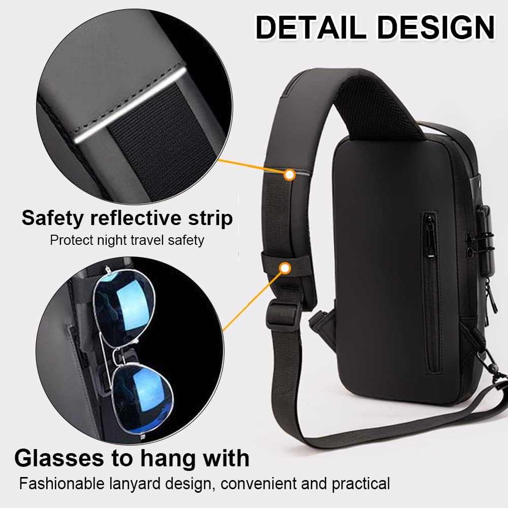 Anti-Theft Crossbody Charging Bag for Commute and Travel
