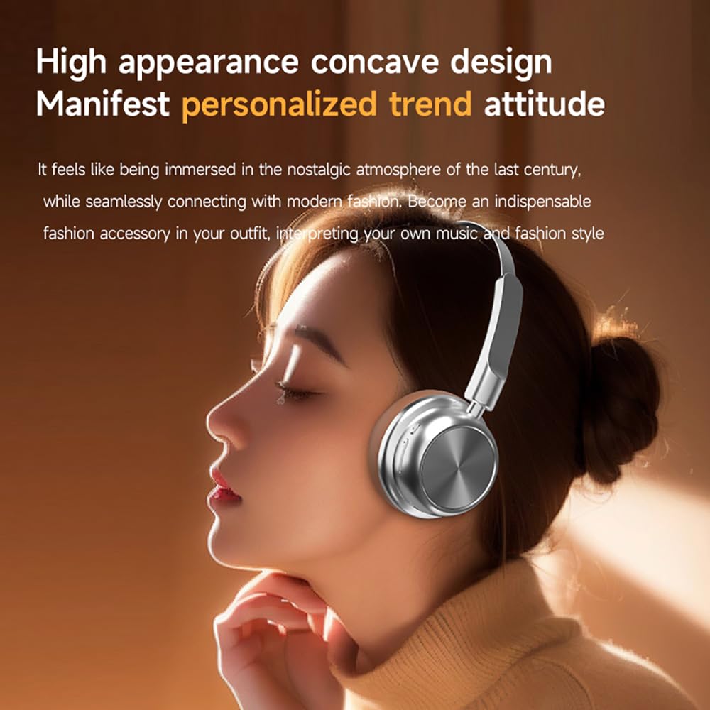 CR-20 Retro Bluetooth 5.4 Over-Ear Headphones