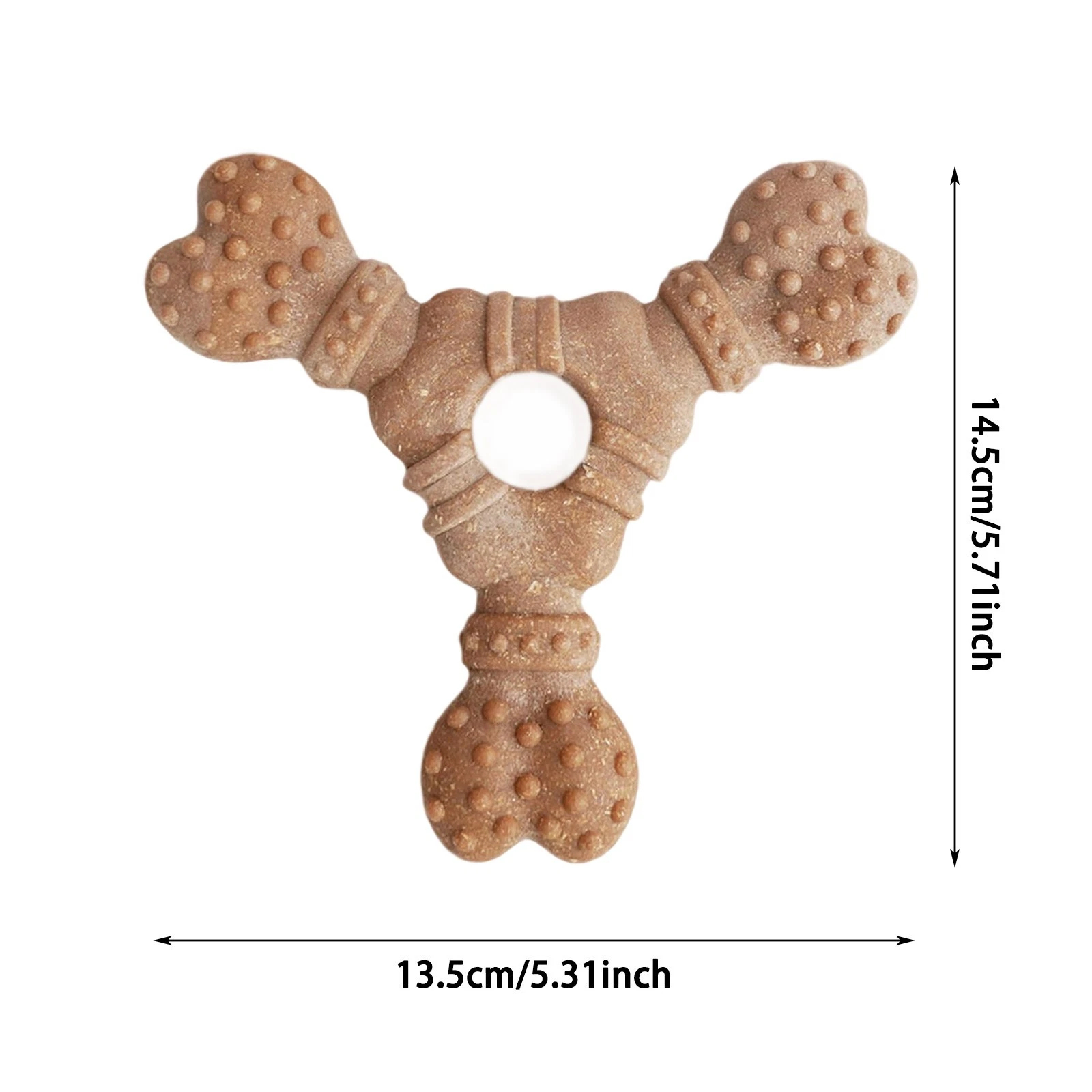 4PCS Puppy Chew Toys For Teething Dog Toys Interactive Bone Shaped Teeth Cleaning