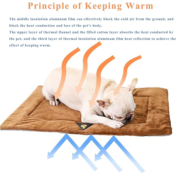 Washable Dog Bed Crate Pad Mat