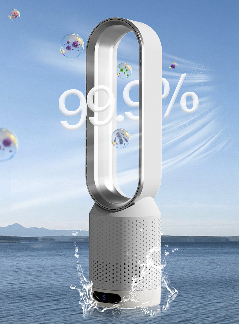 3-in-1 Air Cooler with Air Purifier, Oscillation & LED Touch