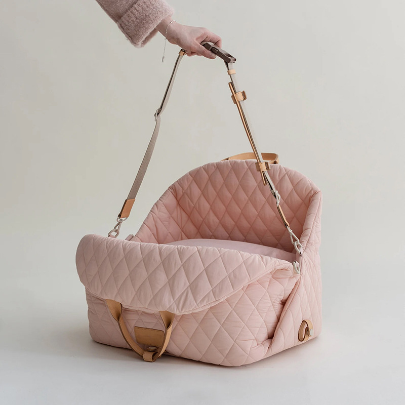 3-in-1 Dog Car Seat | Dog Handbag Car Seat Travel Bed for Small Dogs Portable Washable Puppy Tote