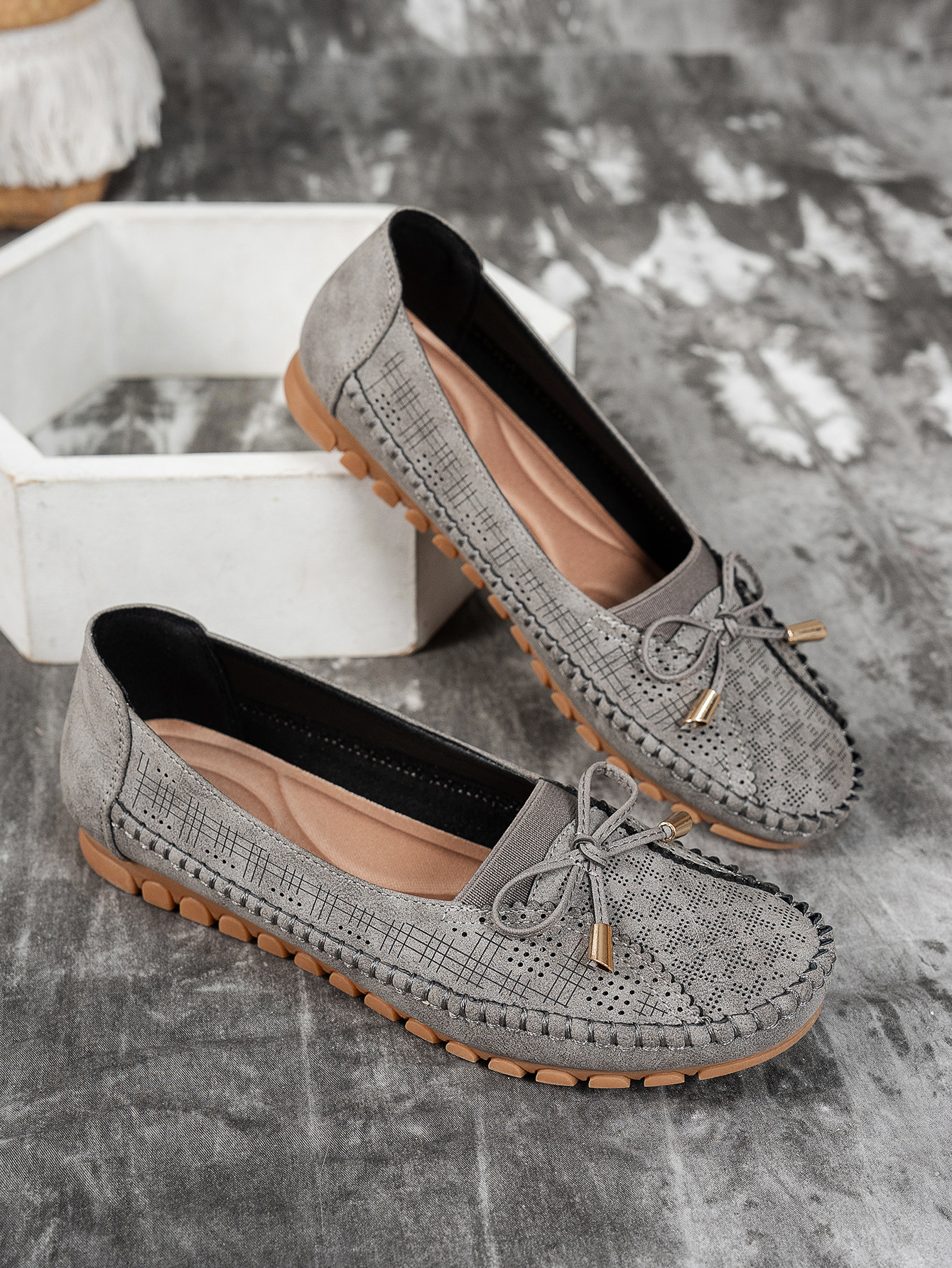 Orthopedic Leather Shoes, Lightweight Anti-Slip Breathable For Women