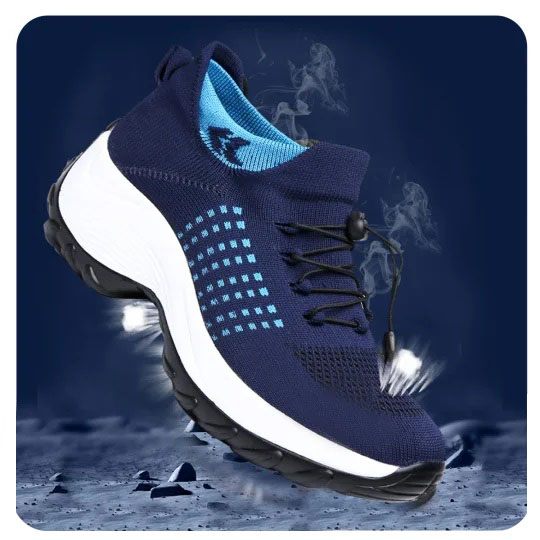 Women's Stretch Cushion Shoes Slip On Walking Shoes