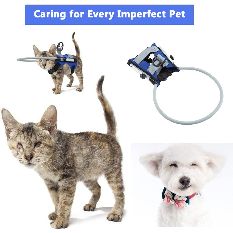 Adjustable Blind Dog Halo, Pets Protective Vest Ring