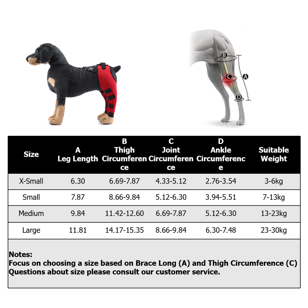 Double Dog Hip Support For Hip Dysplasia For Back Leg Dog Brace With Safety Reflective Straps