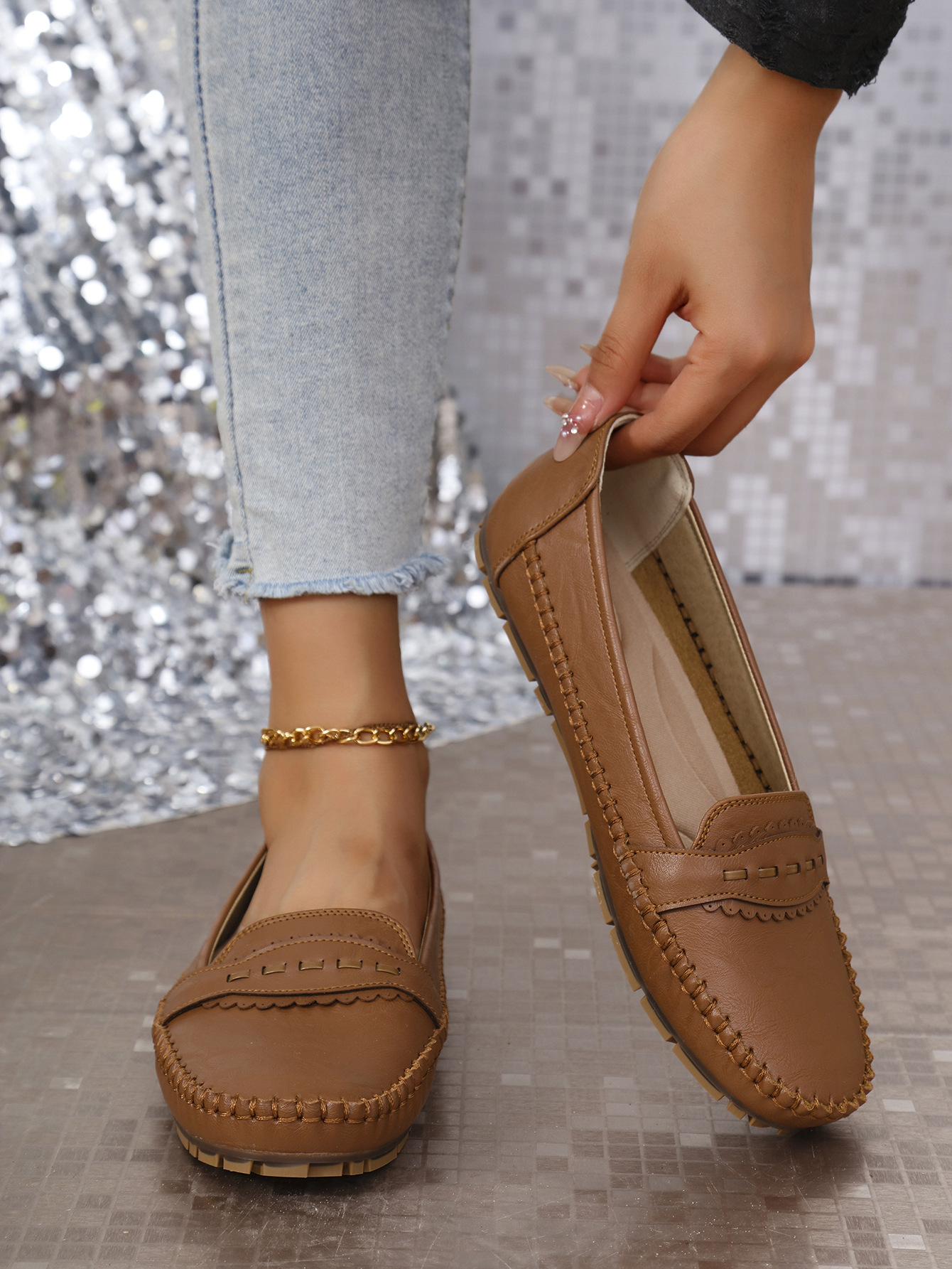 Stylish Orthopedic Shoes，Flat Non Slip Shoes