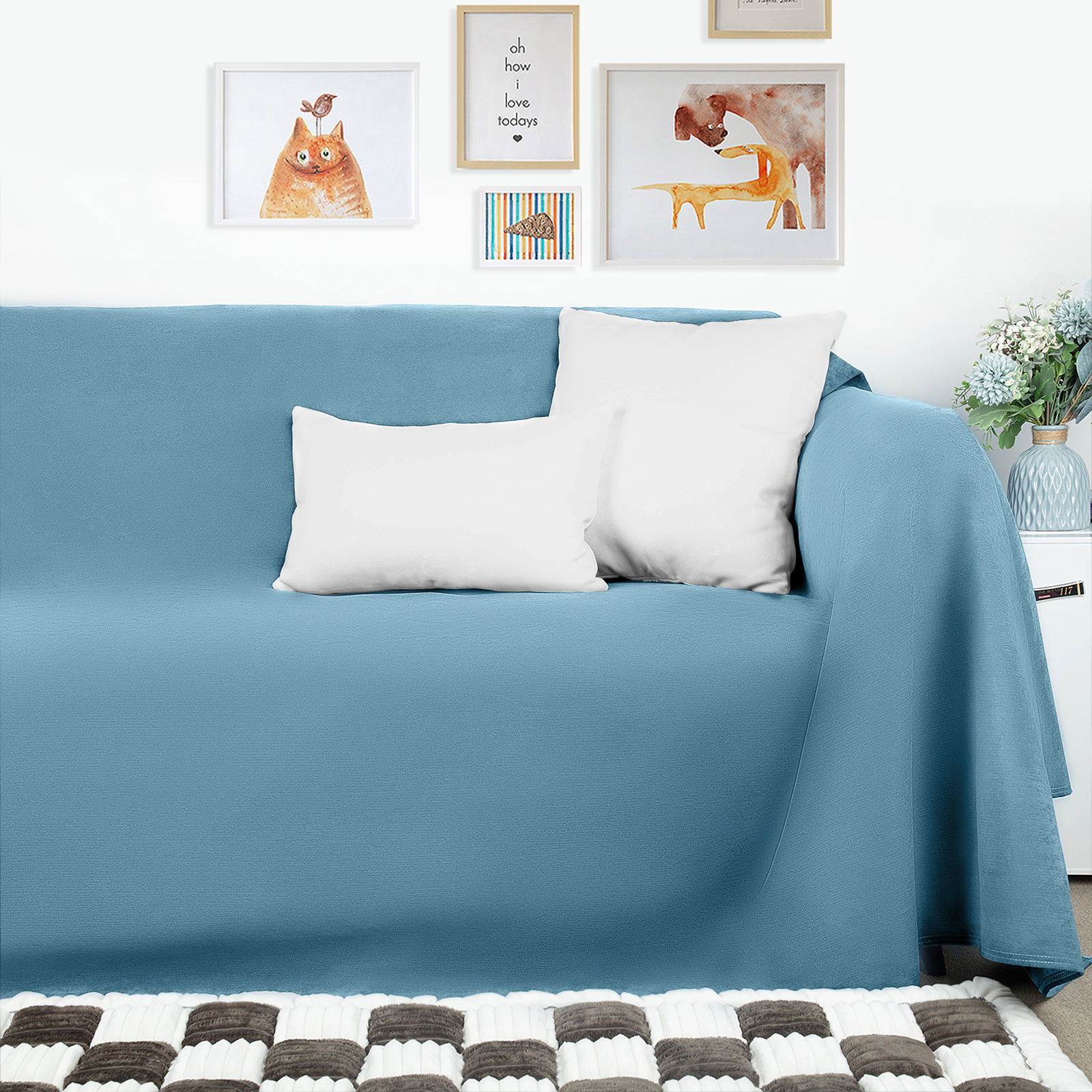 Waterproof Sofa Covers for Dogs Cats Home Pet Couch Protector, Blanket Couch Cover