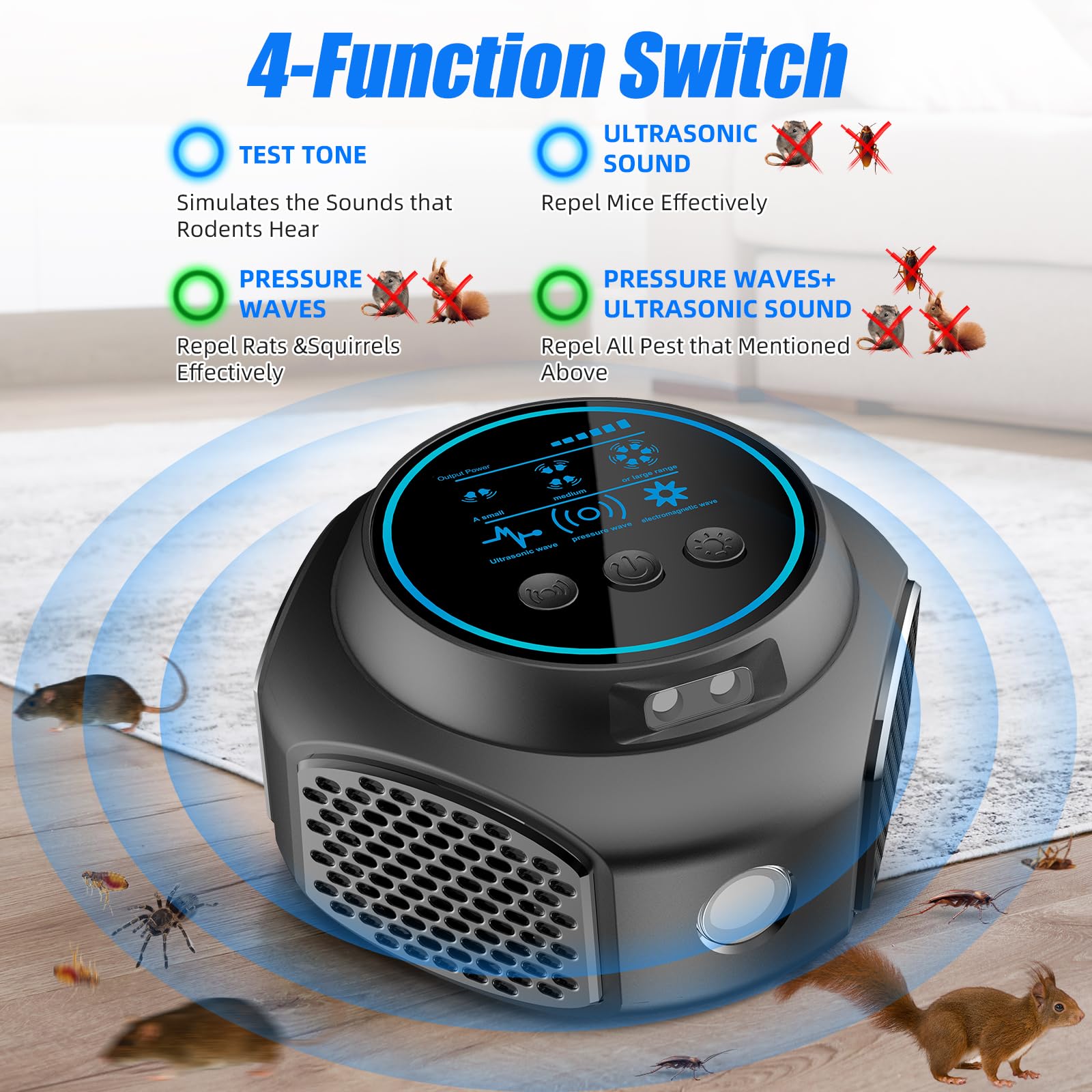 Ultrasonic Indoor Rodent Repellent