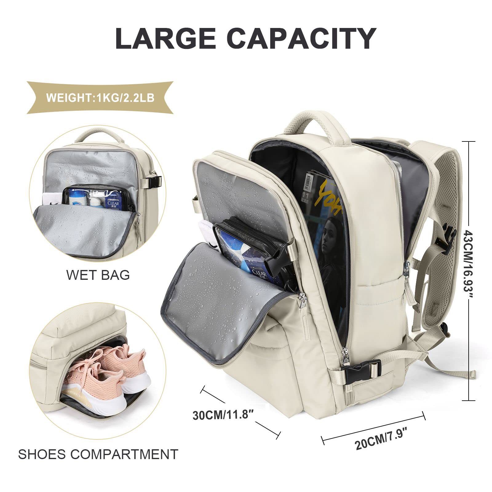 Lightweight Travel Backpack