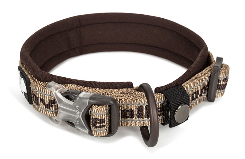 Truelove embroider neoprene pet dog collar nylon adjustable dog collars for big small dogs running reflective chihuahua bitpulls (11)