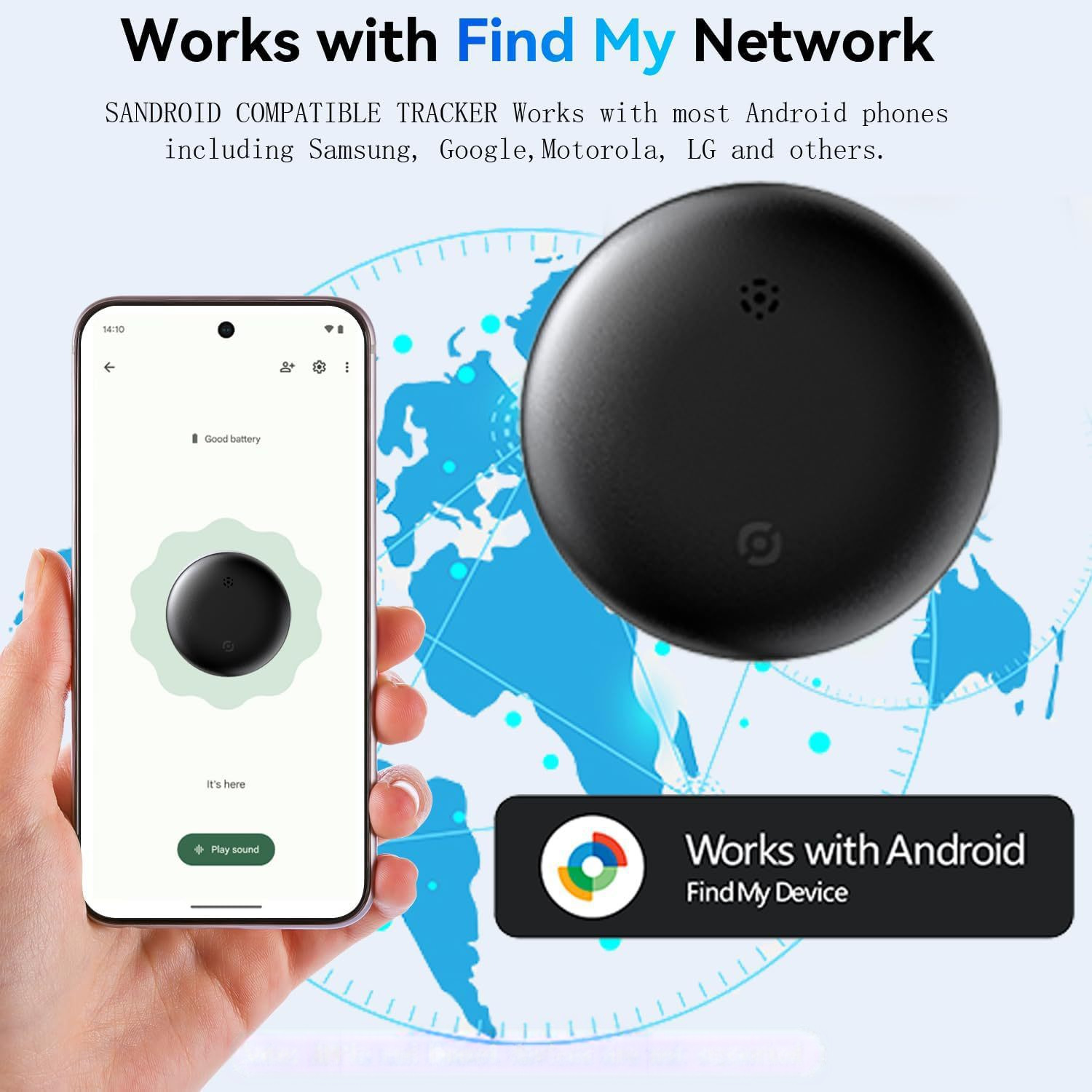 Pet GPS Tracker No Subscription Required | Compatible with Android & iOS