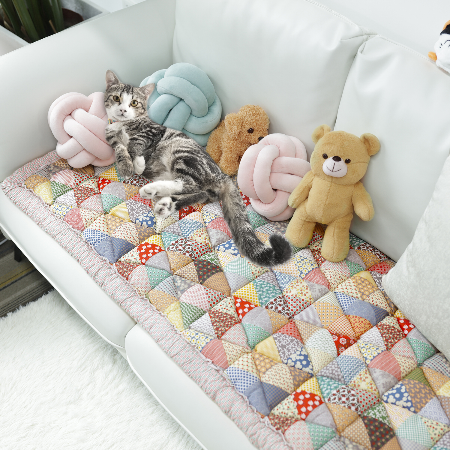 Garden Chic Cotton Protective Couch Cover