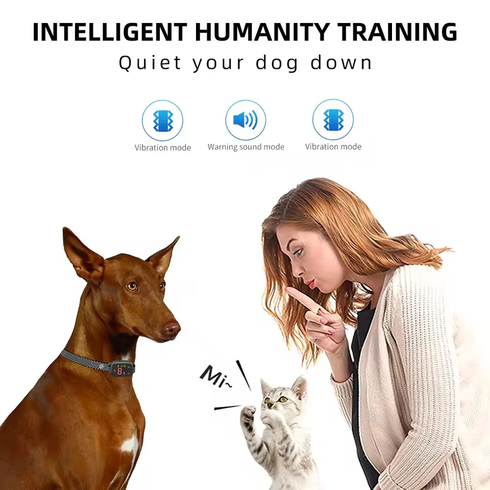 Waterproof Rechargeable Dog Bark Training Collar