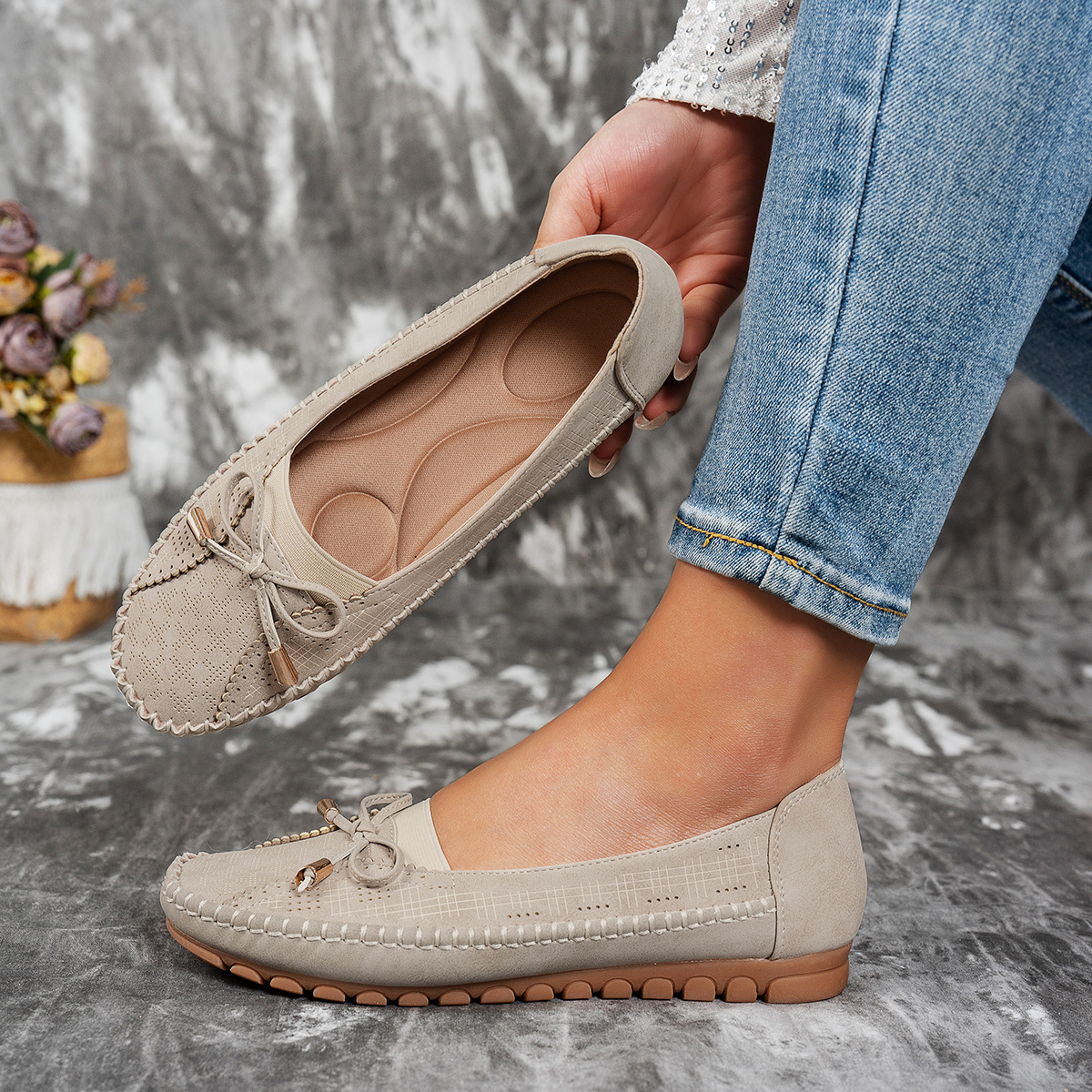 Women's Orthopedic Leather Shoes – Lightweight, Breathable, Anti-Slip