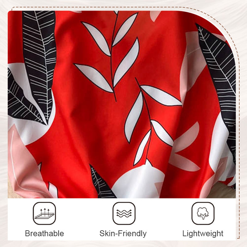 Printed Waist Cinching Shirt Dress