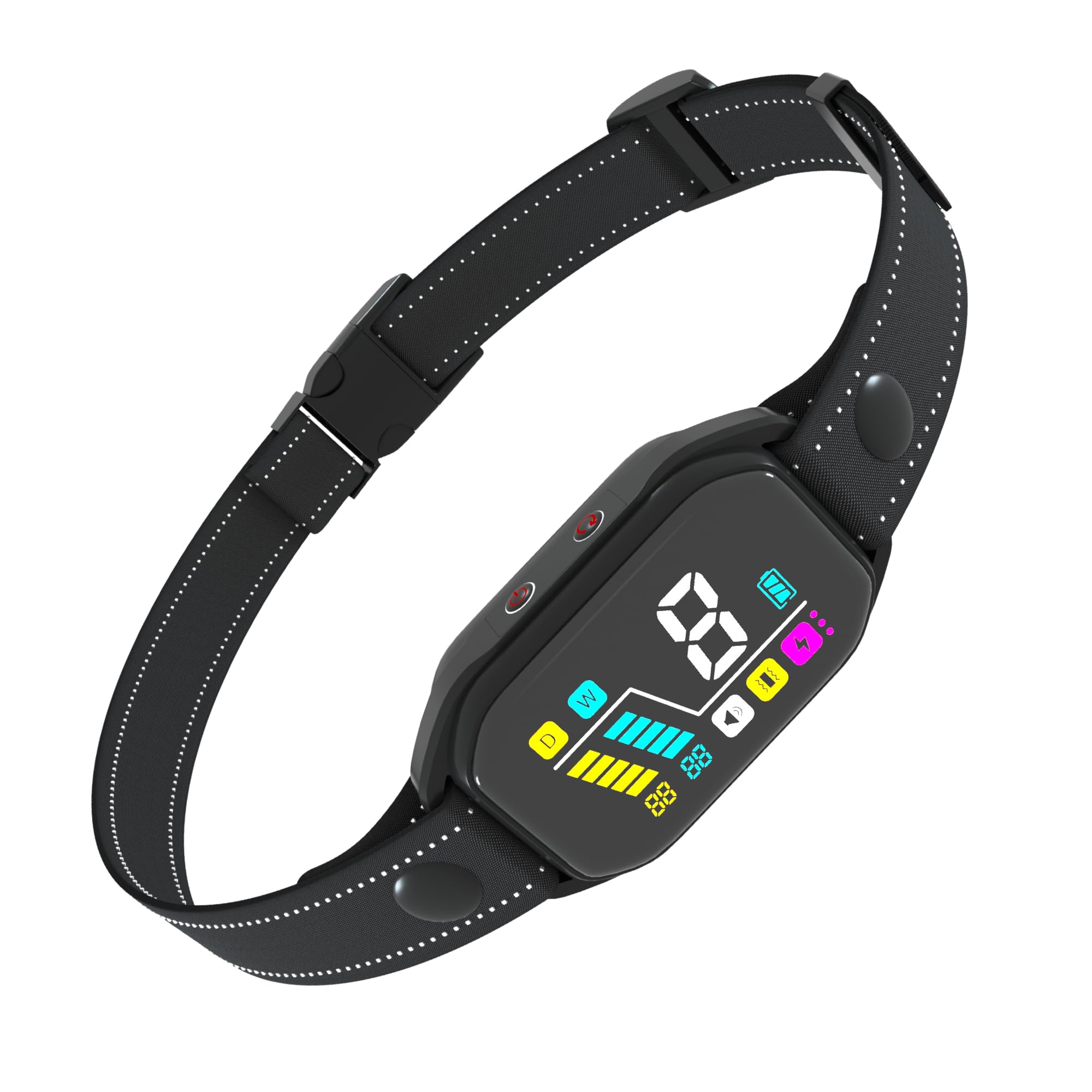 Rechargeable Anti Barking Dog Collar，Smart Collar with Bark Frequency 