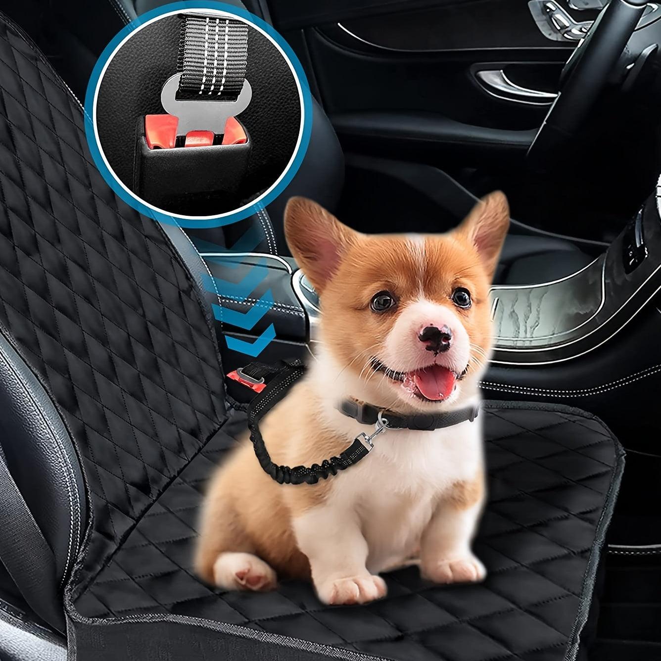 Waterproof Scratchproof Dog Front Car Seat Cover for Pets, Car Seat Protector for Dogs