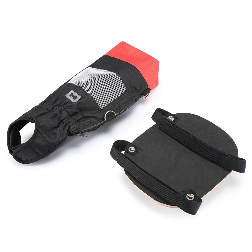 Dog Drag Bag for Paralyzed Pets Wheelchair Alternative Protects Chest