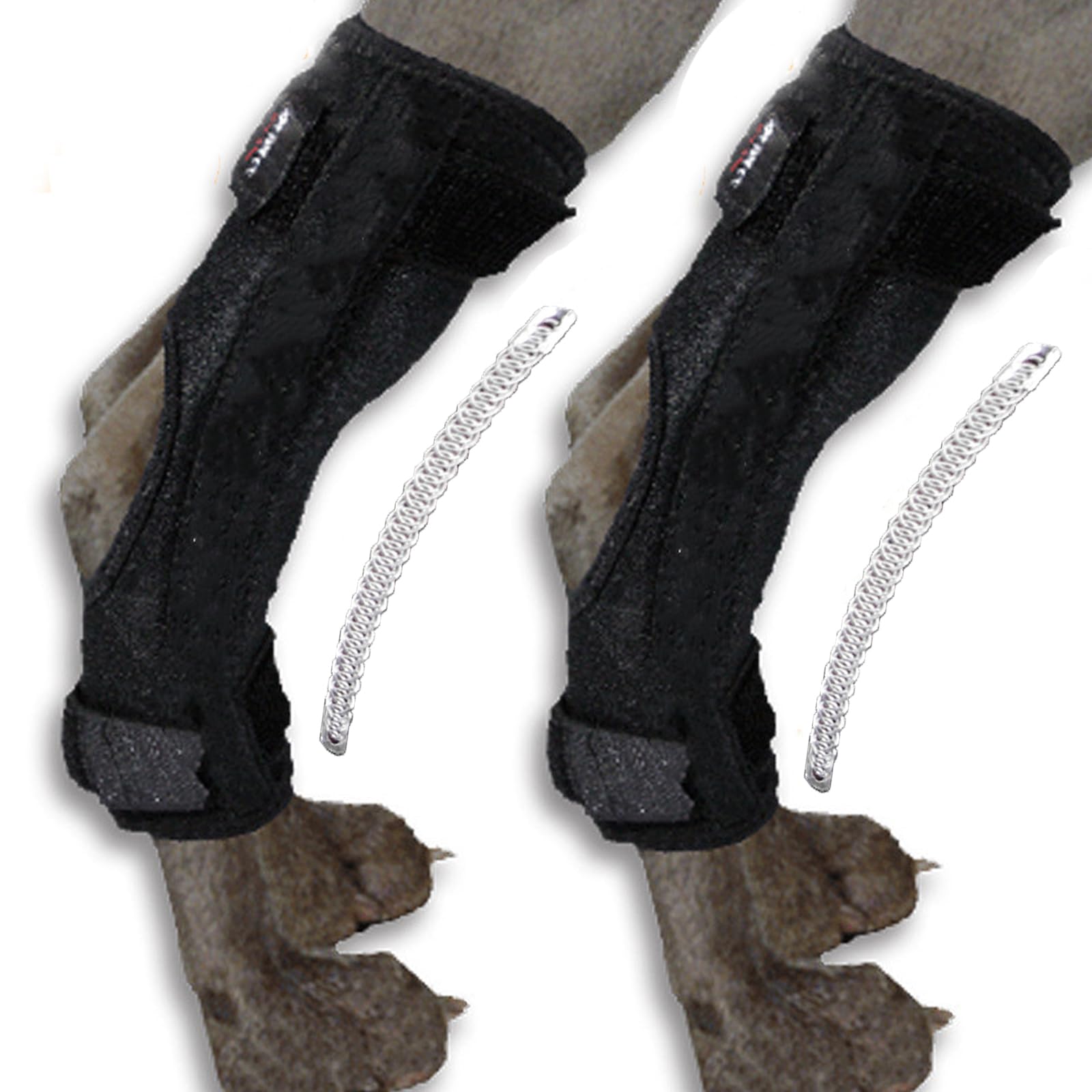Dog Hock Brace for Rear Leg, Canine Wrap Protects Wounds Support Running Sprains Arthritis