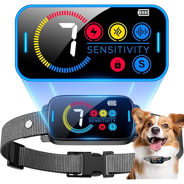 Ultrasonic Dog Bark Collar Deterrent Device，Bark Collar for Large Medium Dogs,