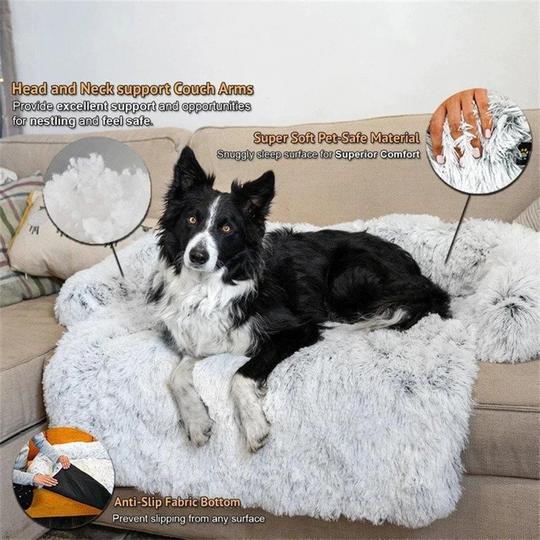 Calming Sofa Dog Bed| Anti-Anxiety Dog Sofa Bed| Couch&Furniture Protector
