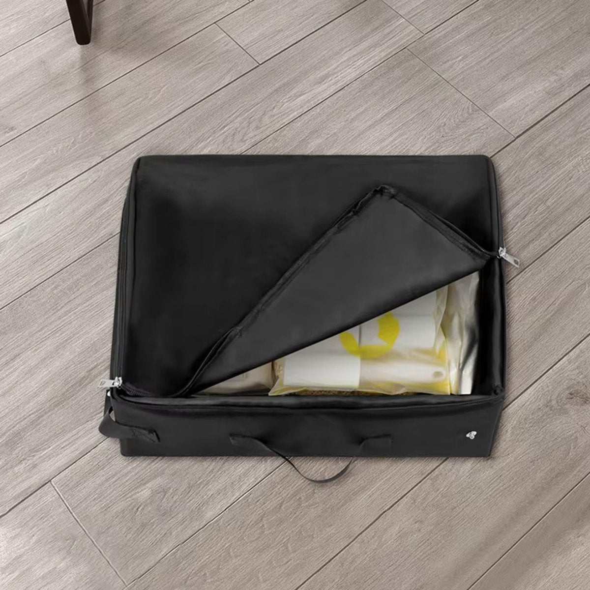 Travel Cat Litter Box With Lid and Handle Standard Portable Foldable Cat Litter Box Fabric Cat Litter Bag