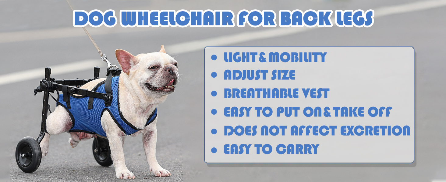 dog wheelchair feature