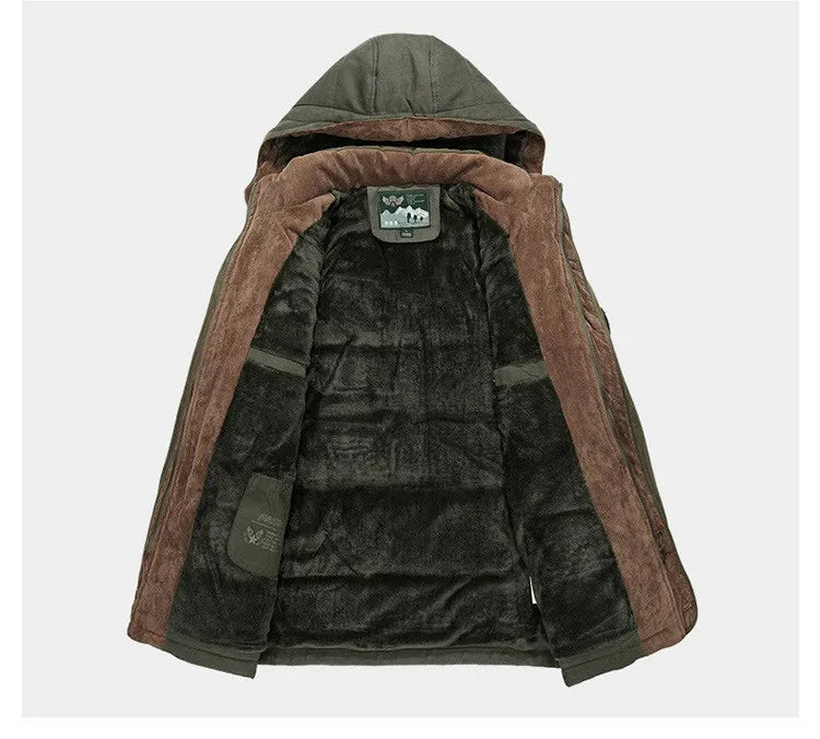 Winter King Down Jacket - Men's Warm Hooded Coat Stylish Outerwear