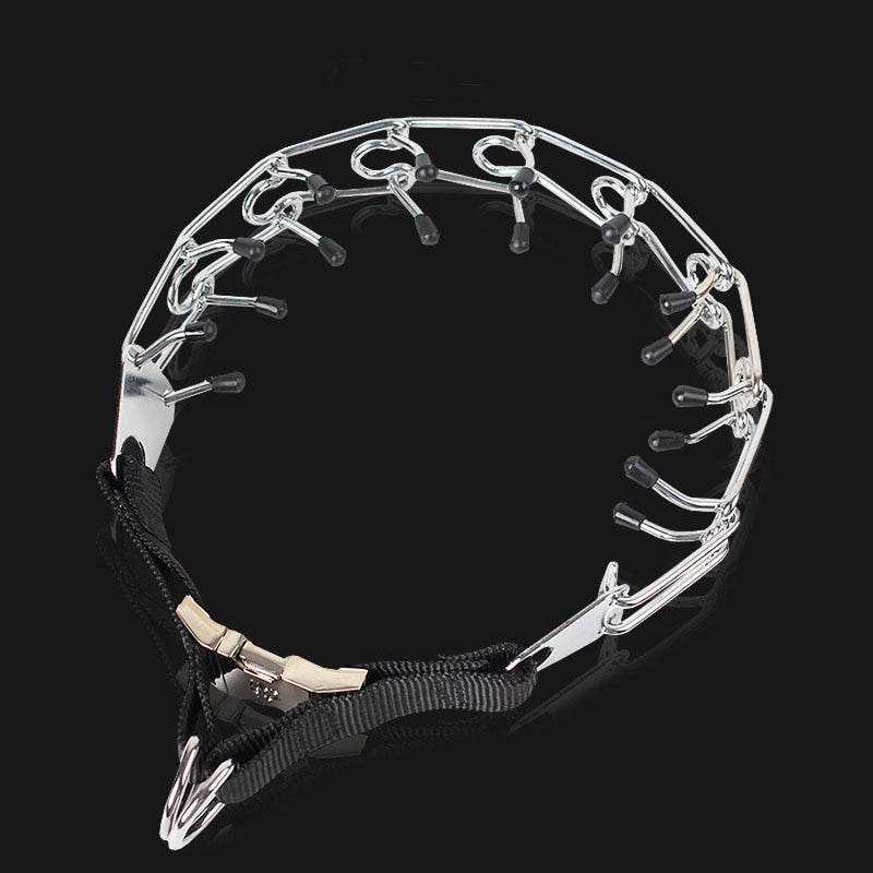 Dog Prong Collar, Dog Pinch Training Collar with Quick Release Snap Buckle for Small Medium Large Dogs