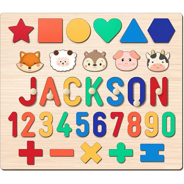 Personalized Name Puzzle for Toddlers